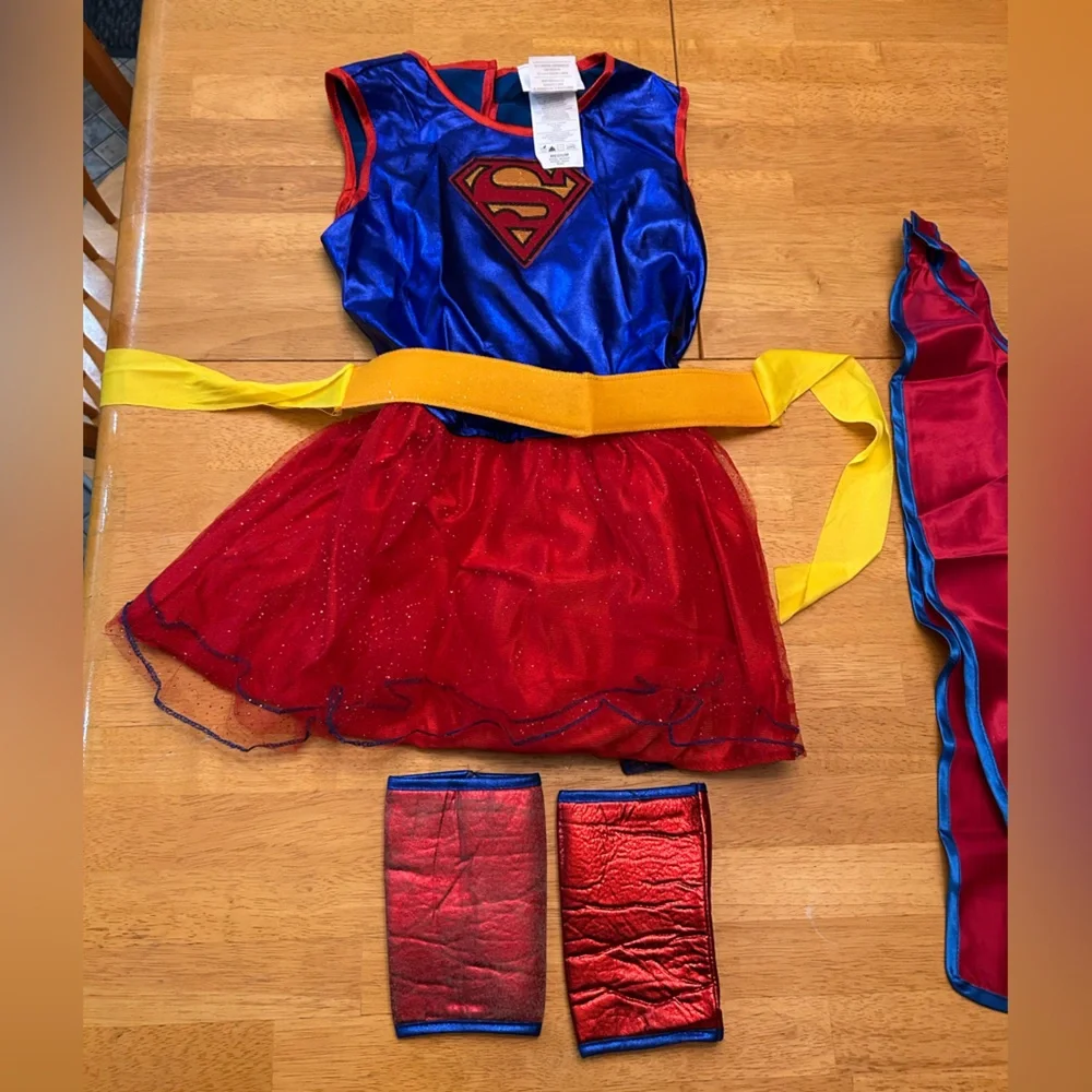 Rubie's Justice League Child's Supergirl Tutu Dress size Medium 5 - 7